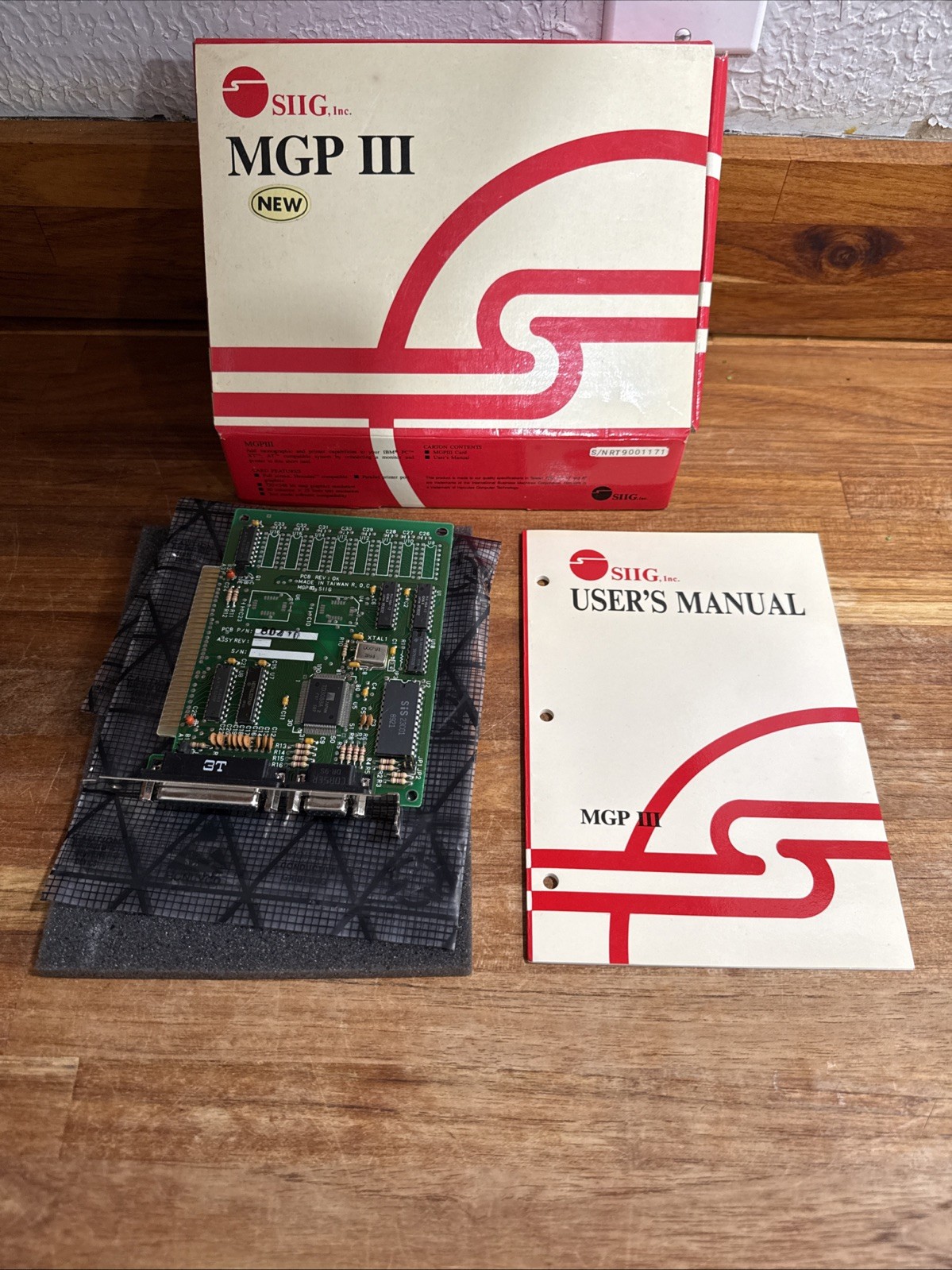 SIIG MGP III ISA 8 BIT  I/O ADAPTER CARD