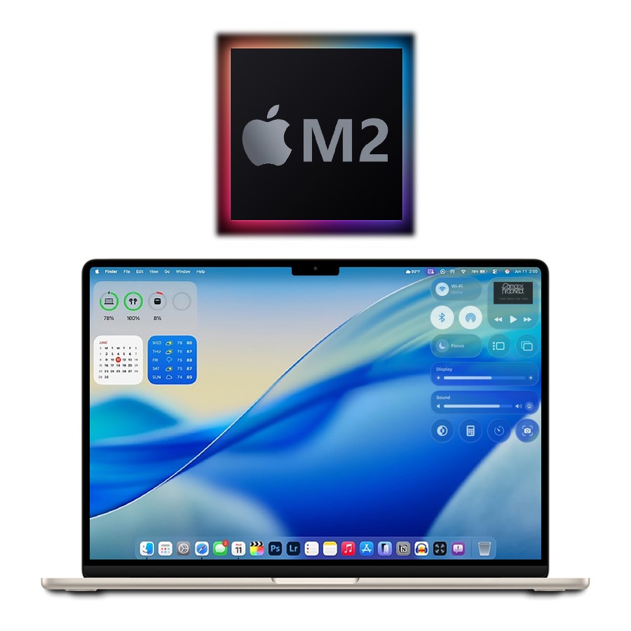 2022 Apple M2 MacBook Air 13.6" 16GB/512GB SSD - (Starlight) A2681 w/Warranty