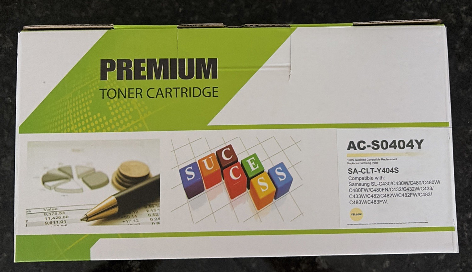 Premium Toner Cartridge ACS0404Y Samsung Compatible (YELLOW)  1pack
