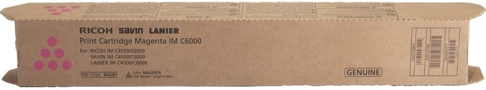 (NO-TARIFF) Ricoh IM C6000 Magenta Print Cartridge 842281 For IM C4500 C6000