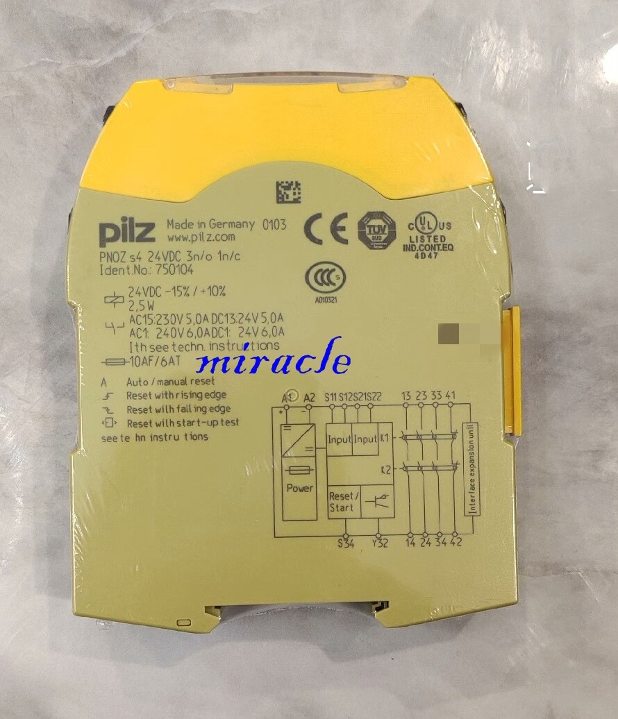 1pc new pilz PNOZ s4 750104 Safety relay Air delivery