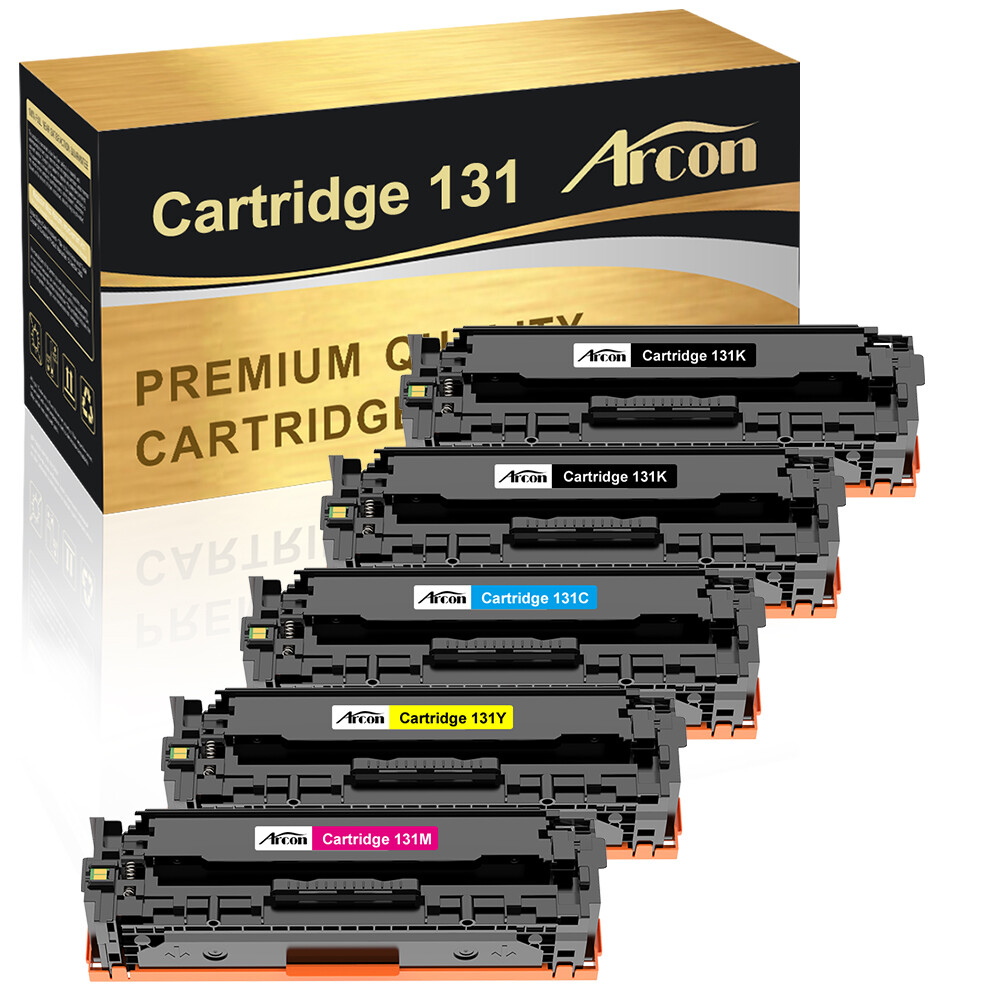 5PK CRG131 131 BYCM SET Laser Toner For Canon ImageCLASS MF8280Cw MF624Cw 628Cw