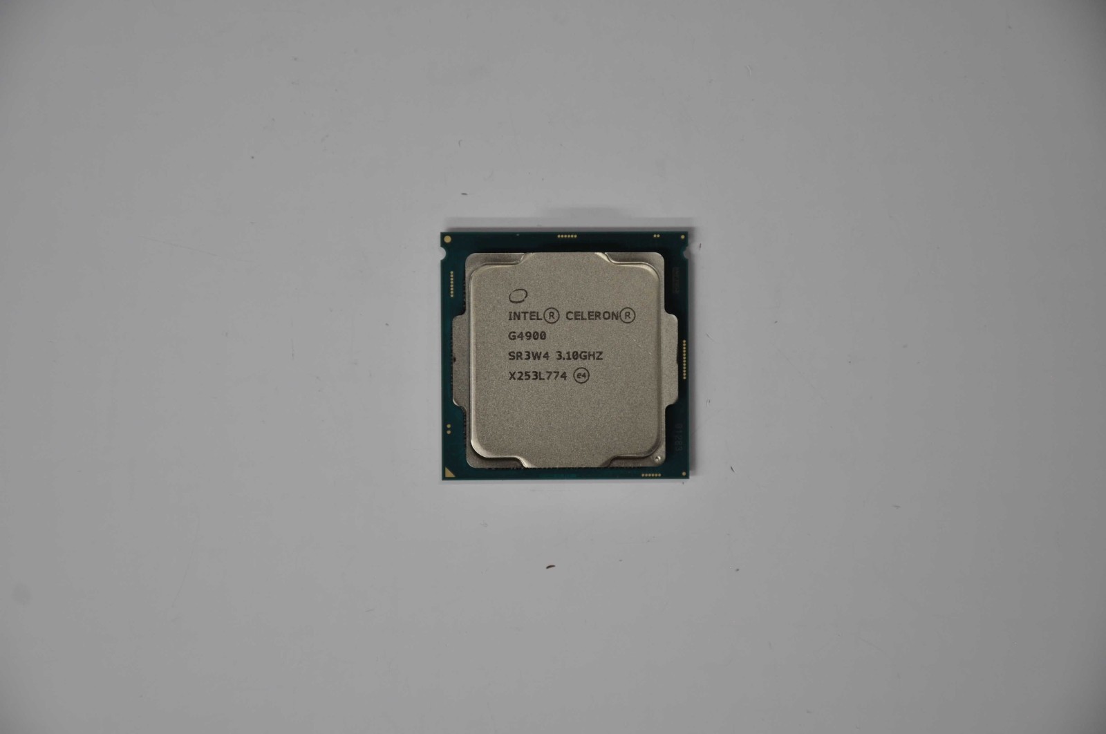 INTEL CELERON G4900, 2CORE,3.10 GHZ, 2MB CACHE, 8 GT/S, PROCESSOR USED SR3W4 