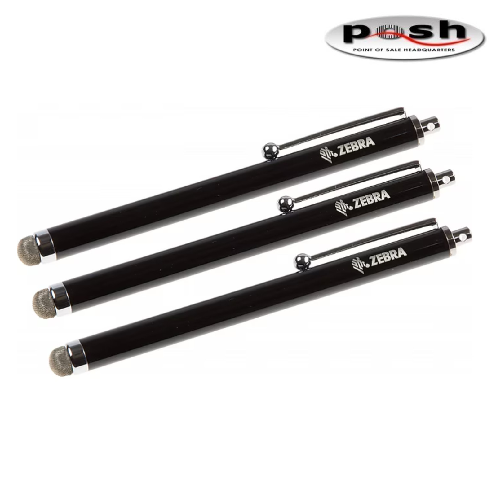 NEW Zebra SG-STYLUS-TCX-MTL-03 Passive Stylus Pen 3-Pack OEM Hybrid Fiber
