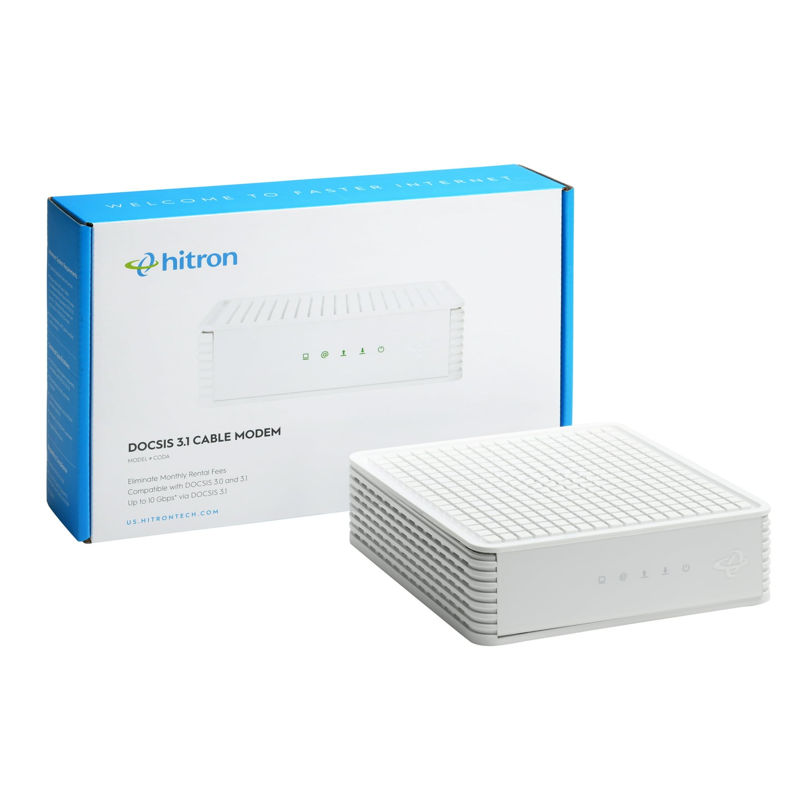 Hitron CODA-S12 CODA DOCSIS 3.1 Cable Modem Certified for Xfinity Spectrum More