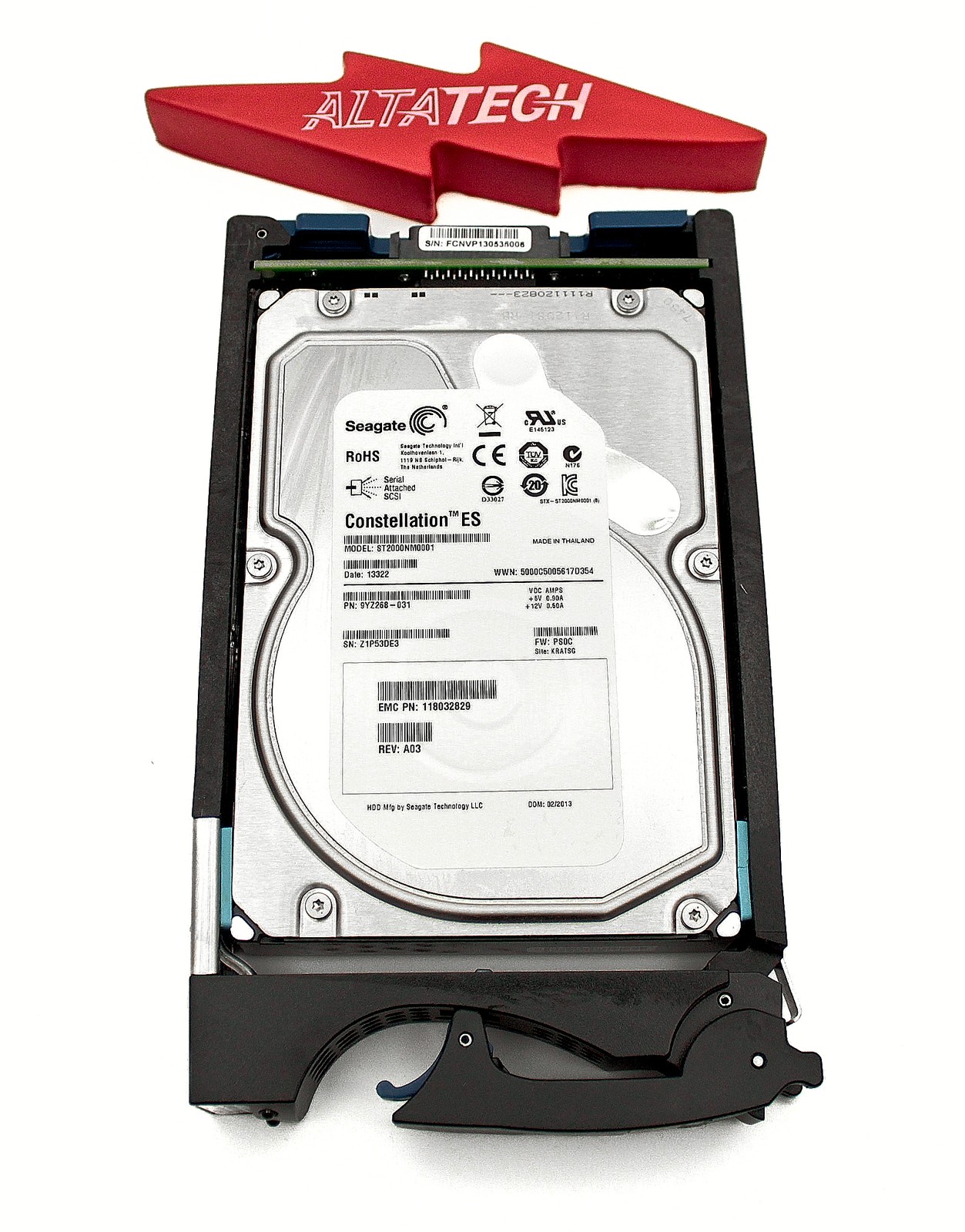 EMC 005049497 2TB 7.2K SAS 3.5" 6G HDD V3-VS07-020 Hard disk Drive