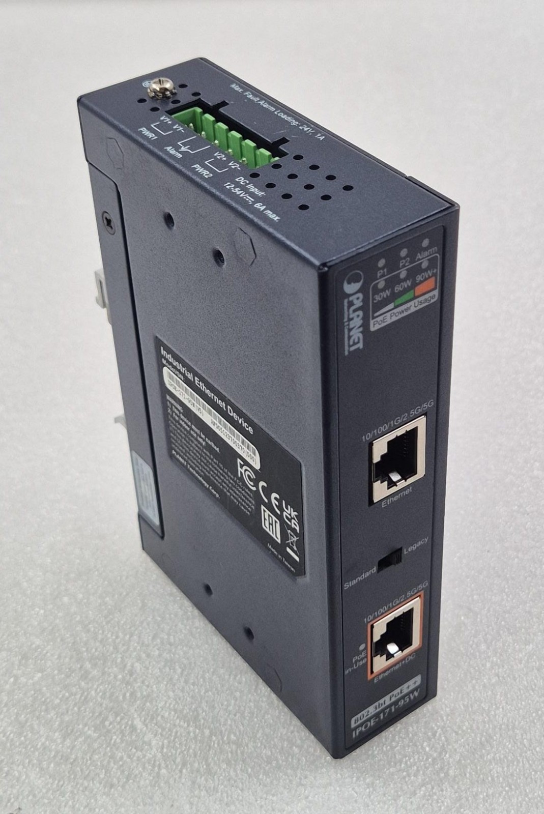 PLANET IPOE-171-95W Industrial Ethernet Device 10/100/1G/2.5G/5G 802.3bt PoE++