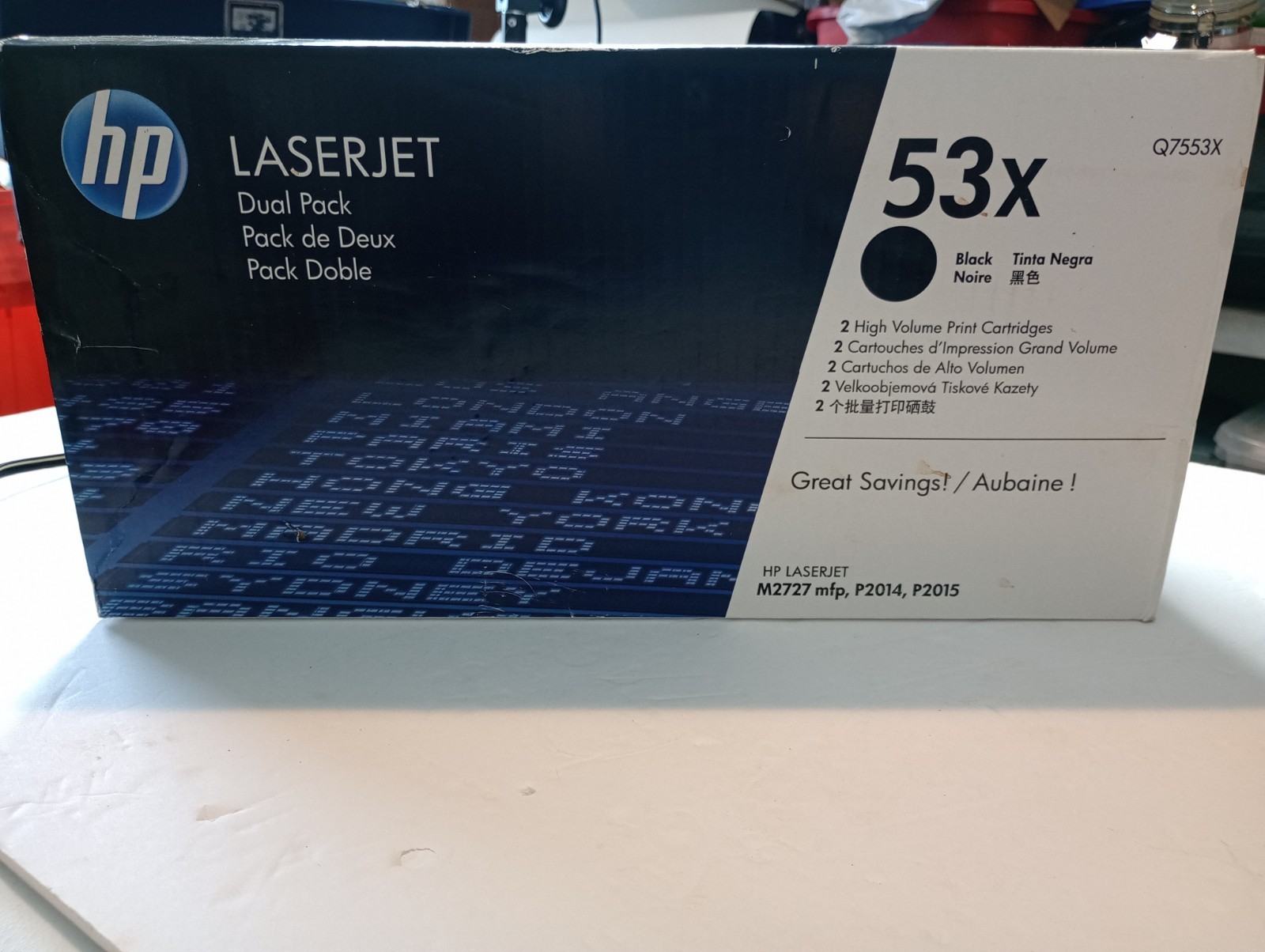 Original Toner HP 53X Q7553X Laserjet P2015 P2015D P2015DN M2727nf M2727nfs