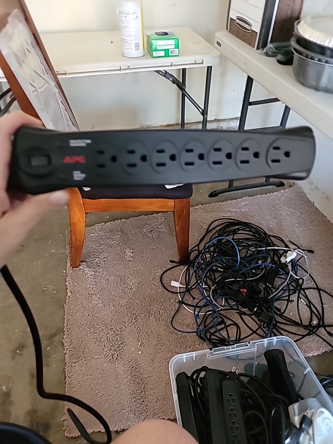APC 7-Outlet Surge Protector/ Power Strip, SurgeArrest (P74)