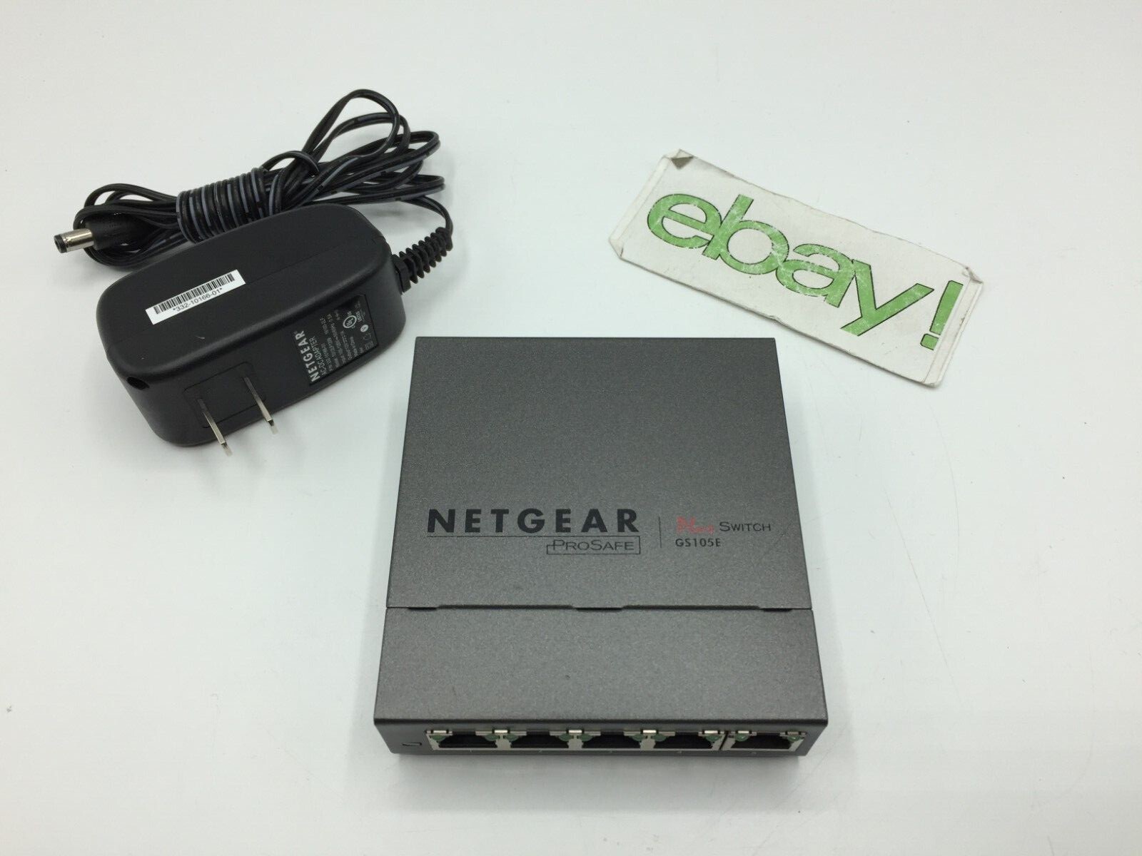 Netgear ProSafe Plus Switch GS105E v2 5-Ports External Ethernet & Power Adapter