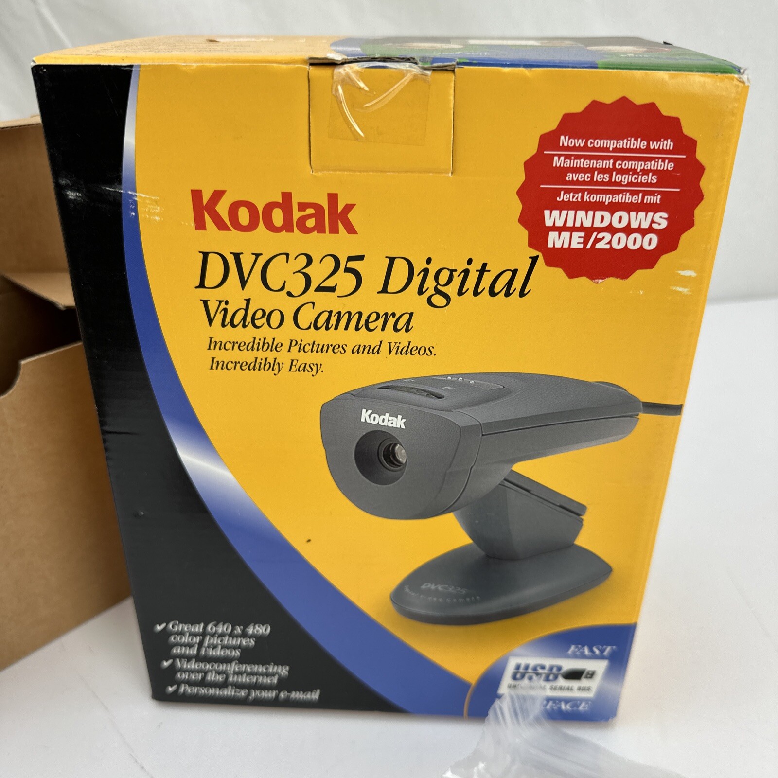 Kodak DVC325 Digital Video Camera PC Wired