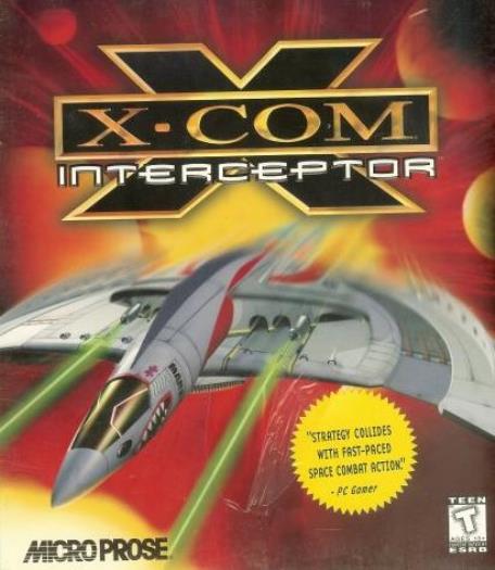 X-COM Interceptor PC CD build bases space combat action strategy war sim game
