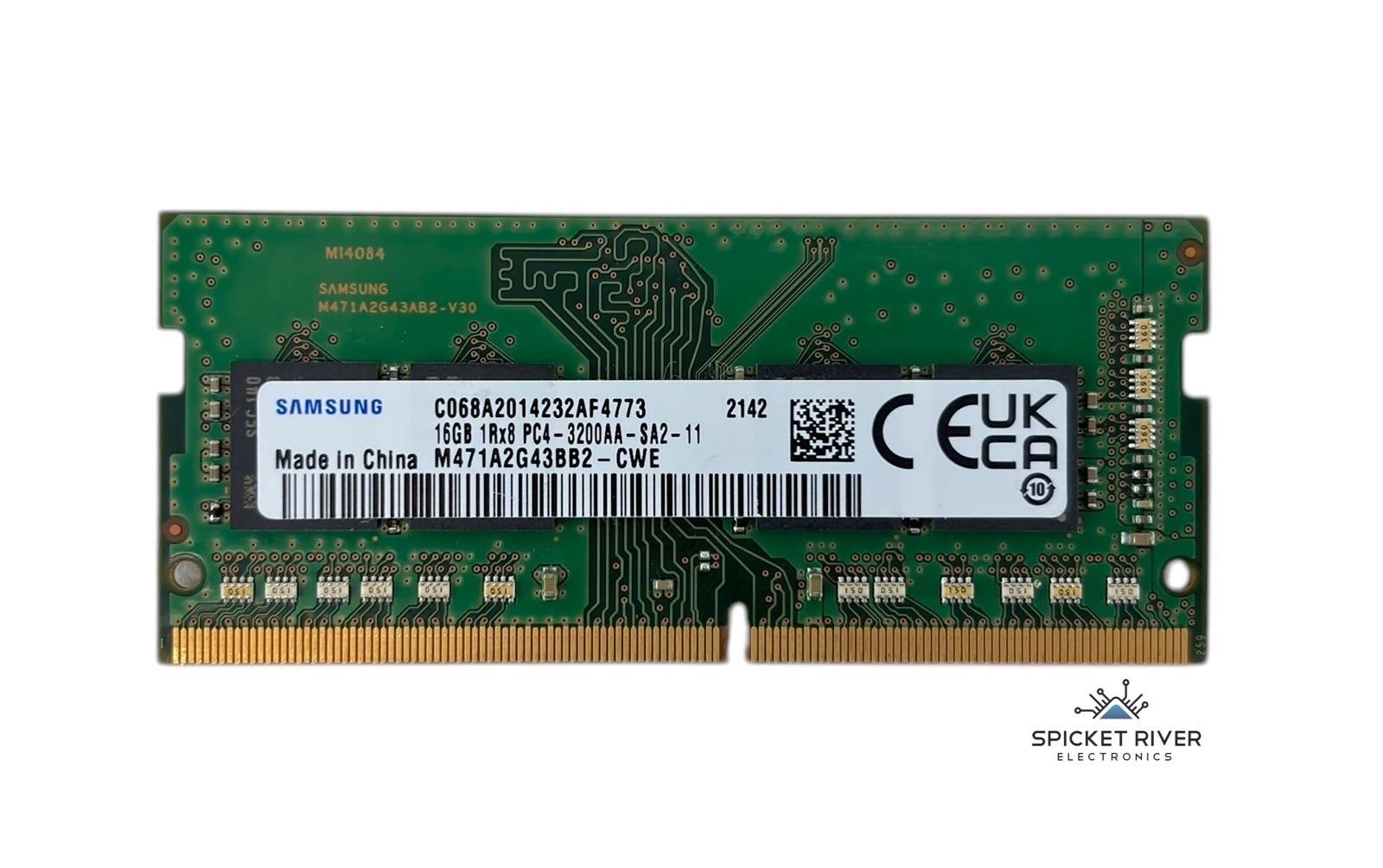 Samsung M471A2G43BB2-CWE 16GB 1Rx8 PC4-3200AA DDR4 SODIMM Laptop RAM
