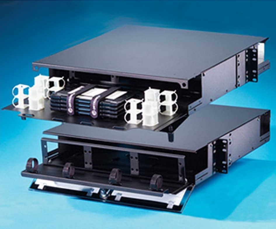 Ortronics Rack Mount Fiber Patch/Splice Enclosure w/ Keys, FC02U-C, 2U
