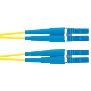 Panduit Fiber Optic Duplex LC Patch Network Cable 16ft Yellow F92ERLNLNSNM005
