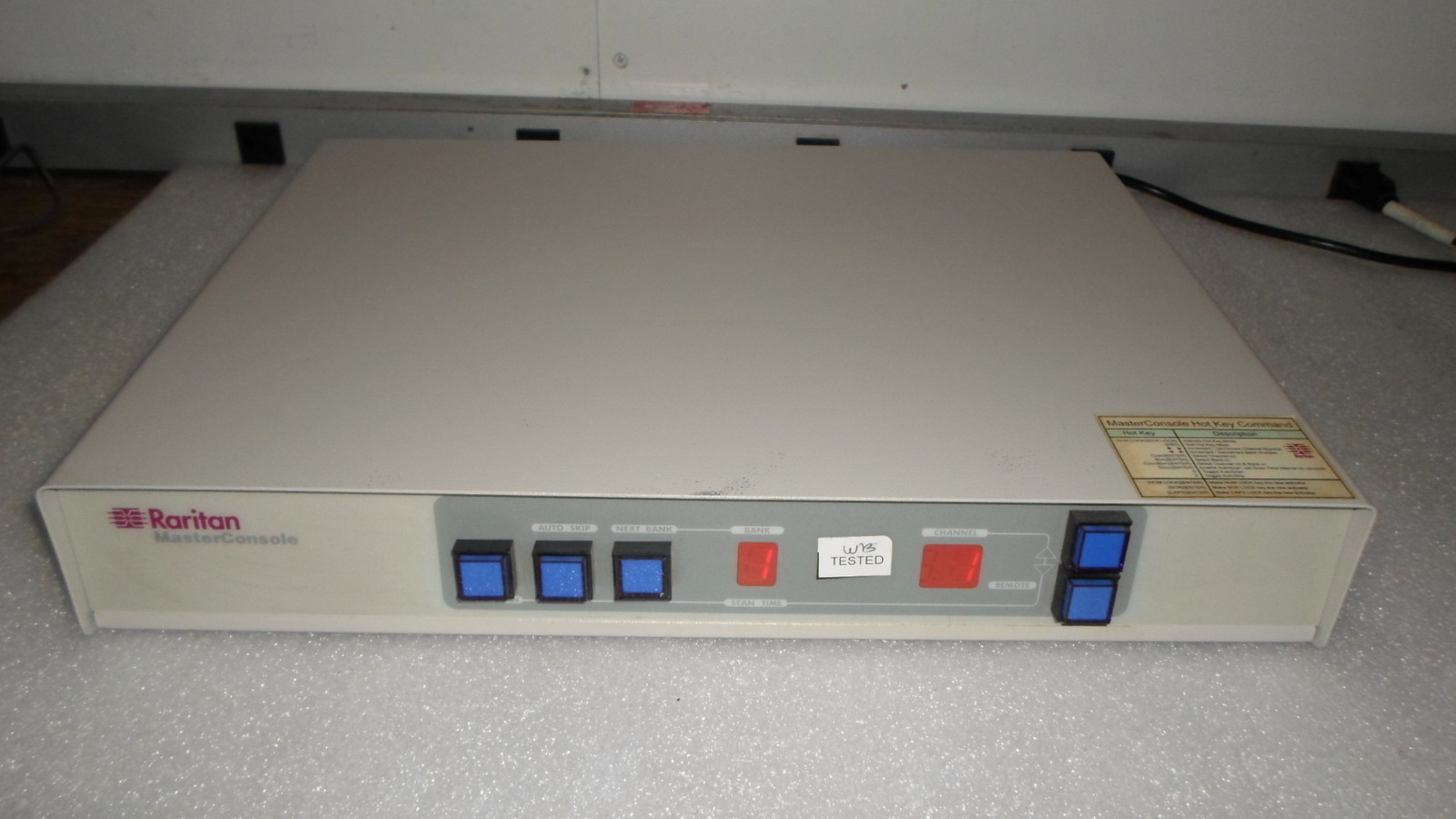 Raritan MCP8 Master Console 8-Port KVM Switch