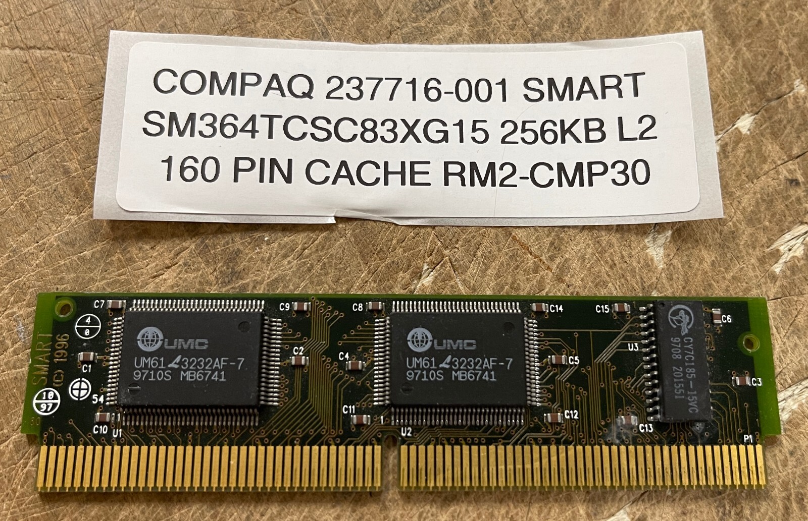 COMPAQ 237716-001 SMART SM364TCSC83XG15 256KB L2 160-PIN CACHE RM2-CMP30 Module