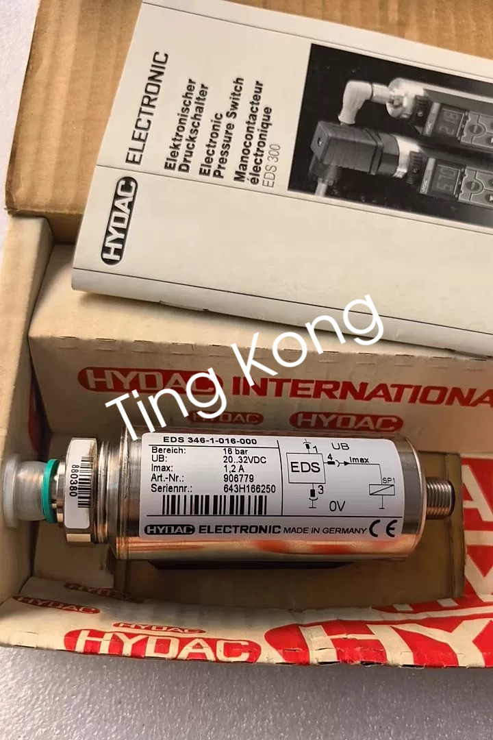 1PC Brand New HYDAC EDS 346-1-016-000 Pressure Sensor via FedEx or DHL