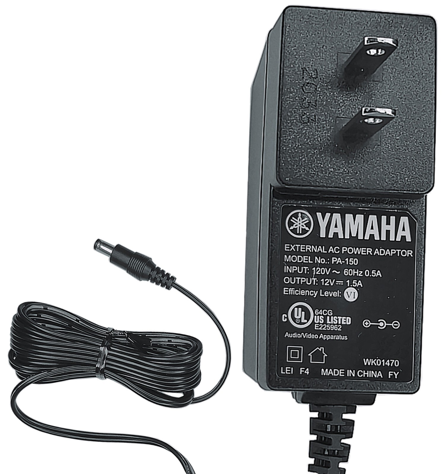 OEM UL 12V AC/DC Adapter For Yamaha MM6 61-Key MM8 88 Key Keyboard Synthesizer