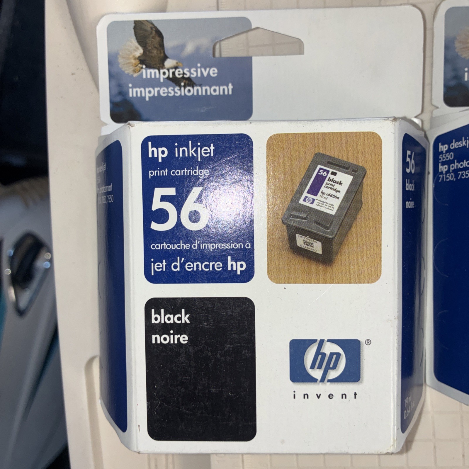 x4 GENUINE HP 56 BLACK INK PRINTER CARTRIDGES OEM NEW EXPIRES  Nov./2007