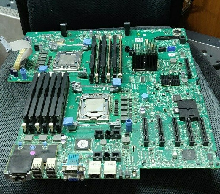DELL 9CGW2 POWEREDGE T610 MOTHERBOARD SYSTEM BOARD w/2x E5620 QUAD CPU, 12GB