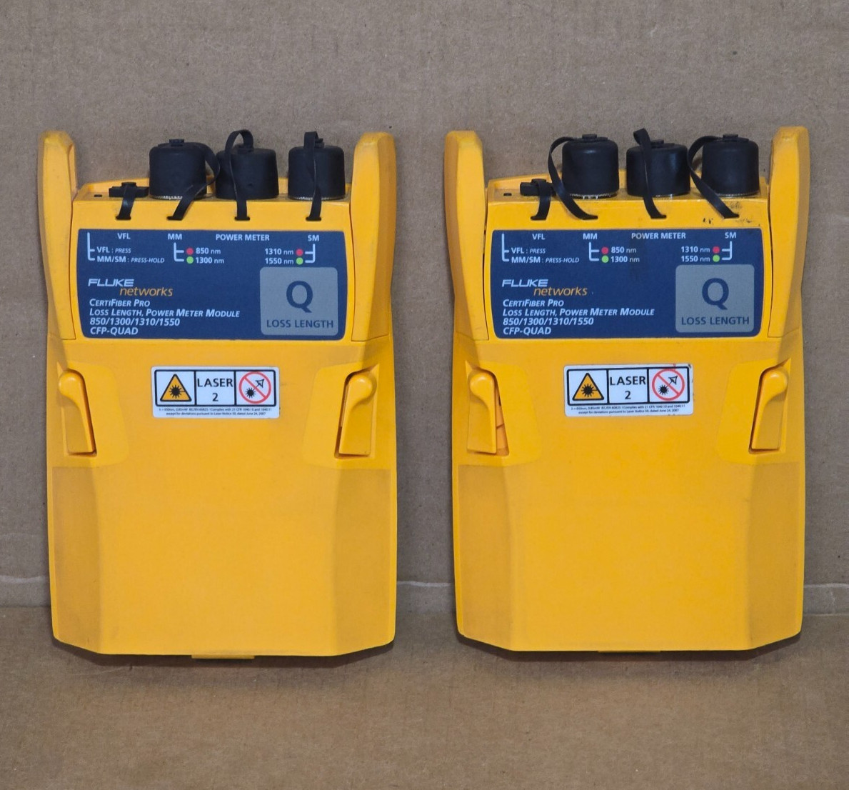 Fluke Networks CFP-QUAD CertiFiber Pro SM MM Fiber OLTS Module DSX 5000 8000