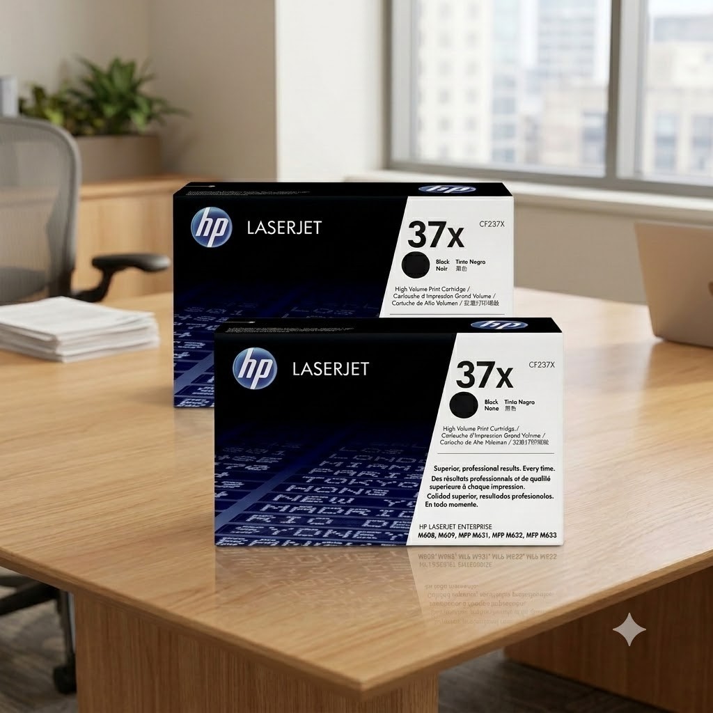 Hp 37X CF237X Black Toner Cartridge Compatible ✅2 Pack High Yield New Closed Box