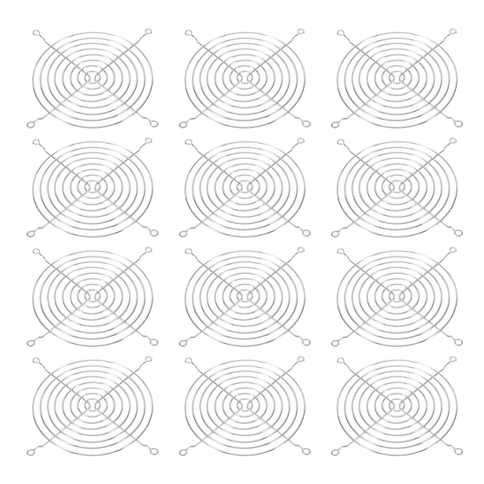 140mm Fan Finger Grill, 8 Pack Metal Grill Protector for 140mm