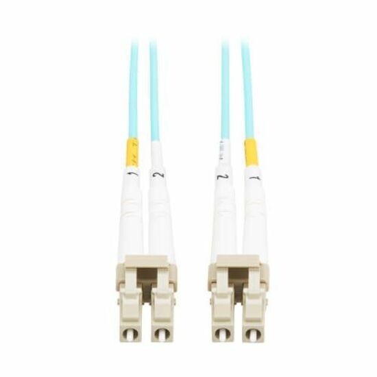 Tripp Lite N82002MTAA 2m LC-LC OM3 Fiber Patch Cable Aqua