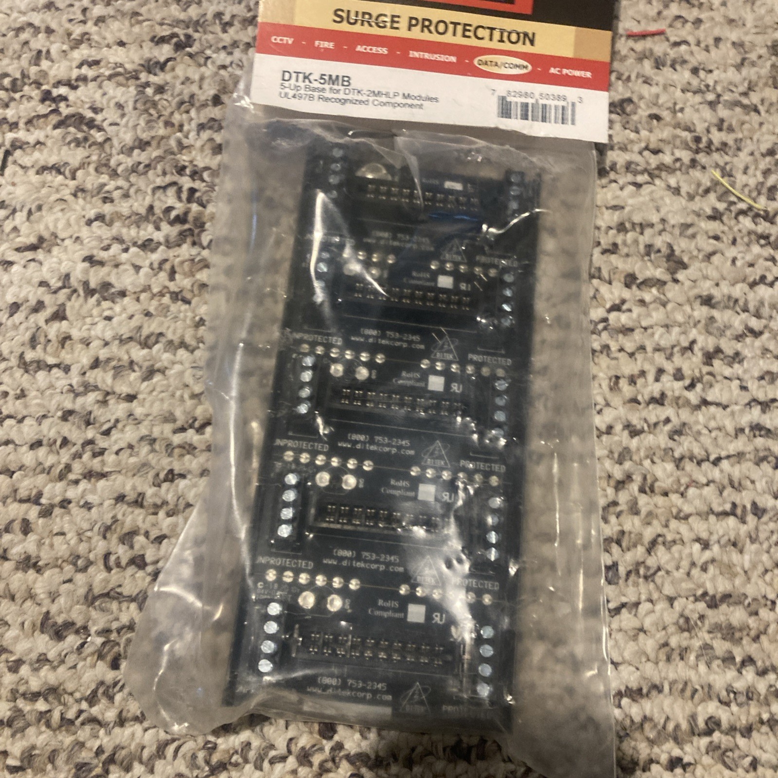 DITEK DTK-5MB Five Module for 2MHLP Series