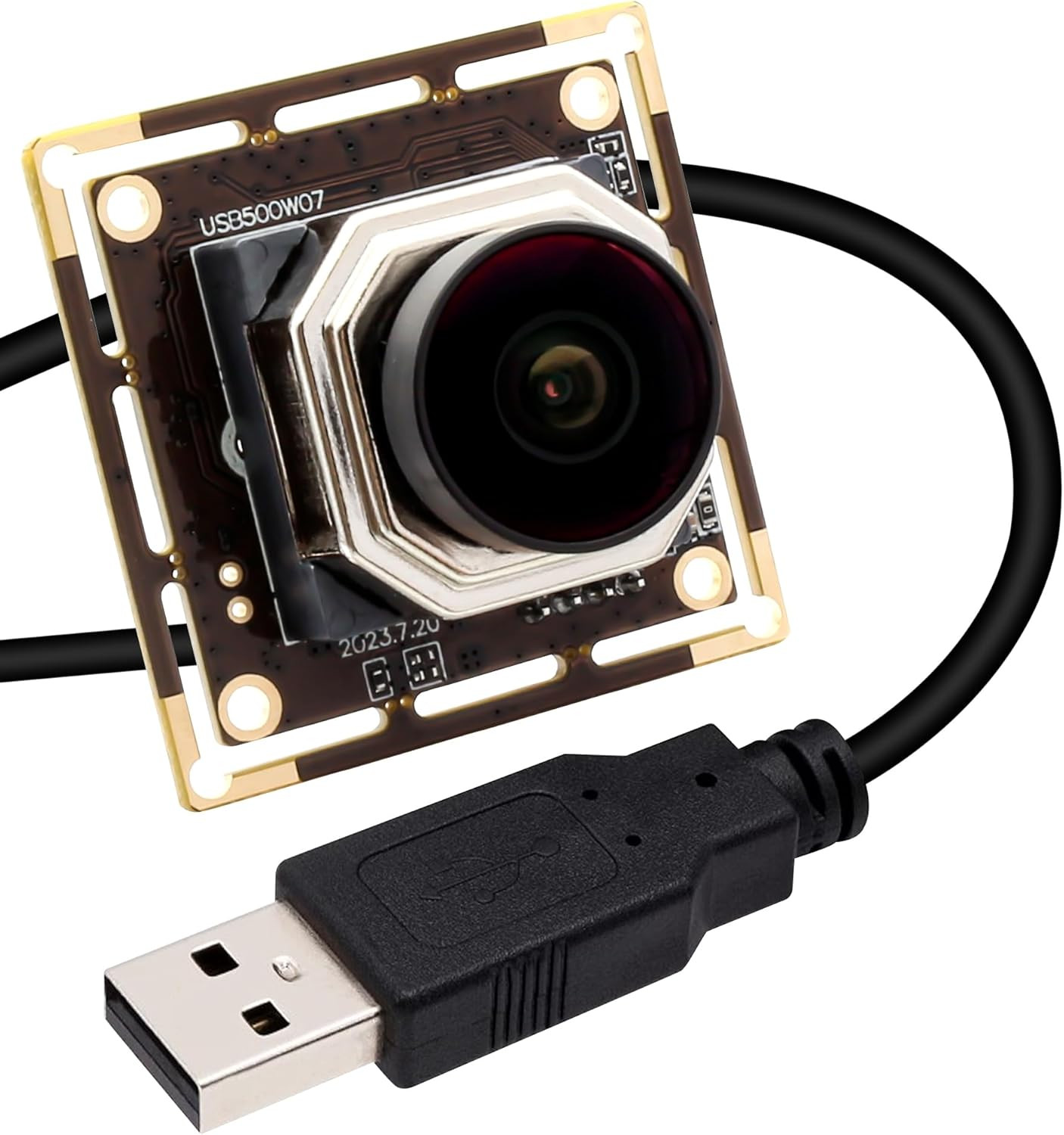 5MP 30FPS Auto Focus USB Camera Module, Wide Angle Fisheye 138 Degree, IMX335 Se