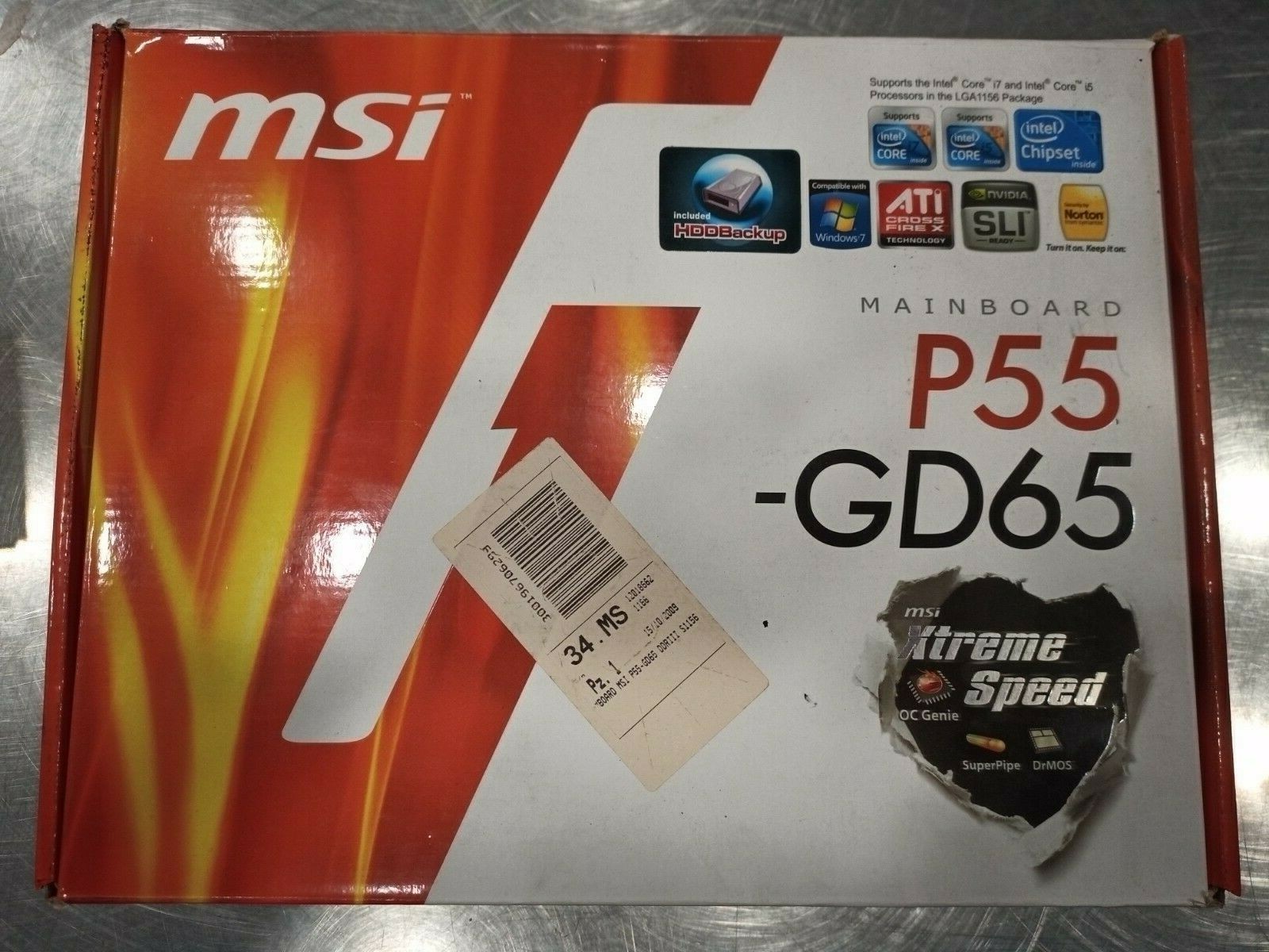 MSI P55-GD65 SK LGA 1156 Motherboard 