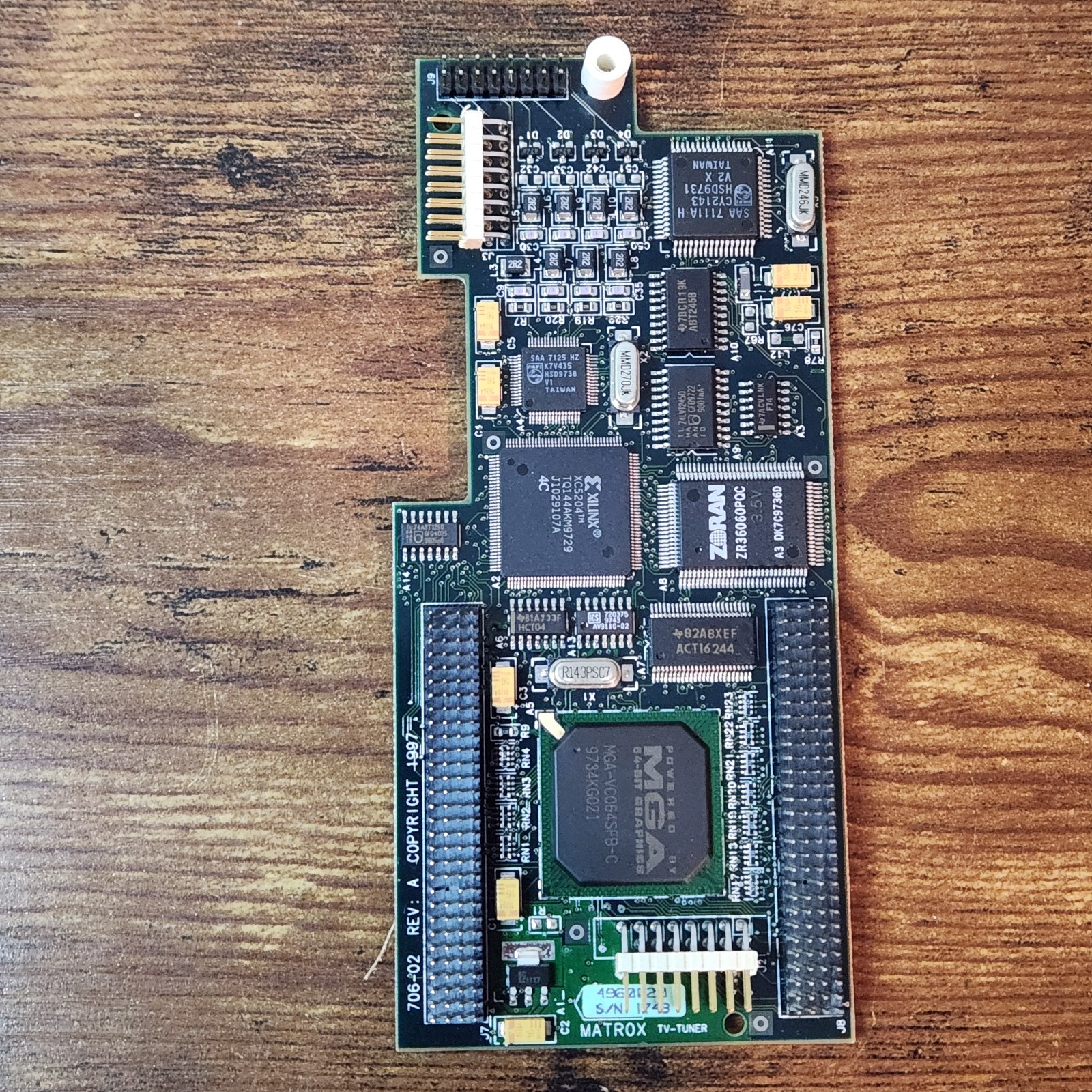 Matrox Rainbow Runner Studio for Matrox Millennium II Graphic Board