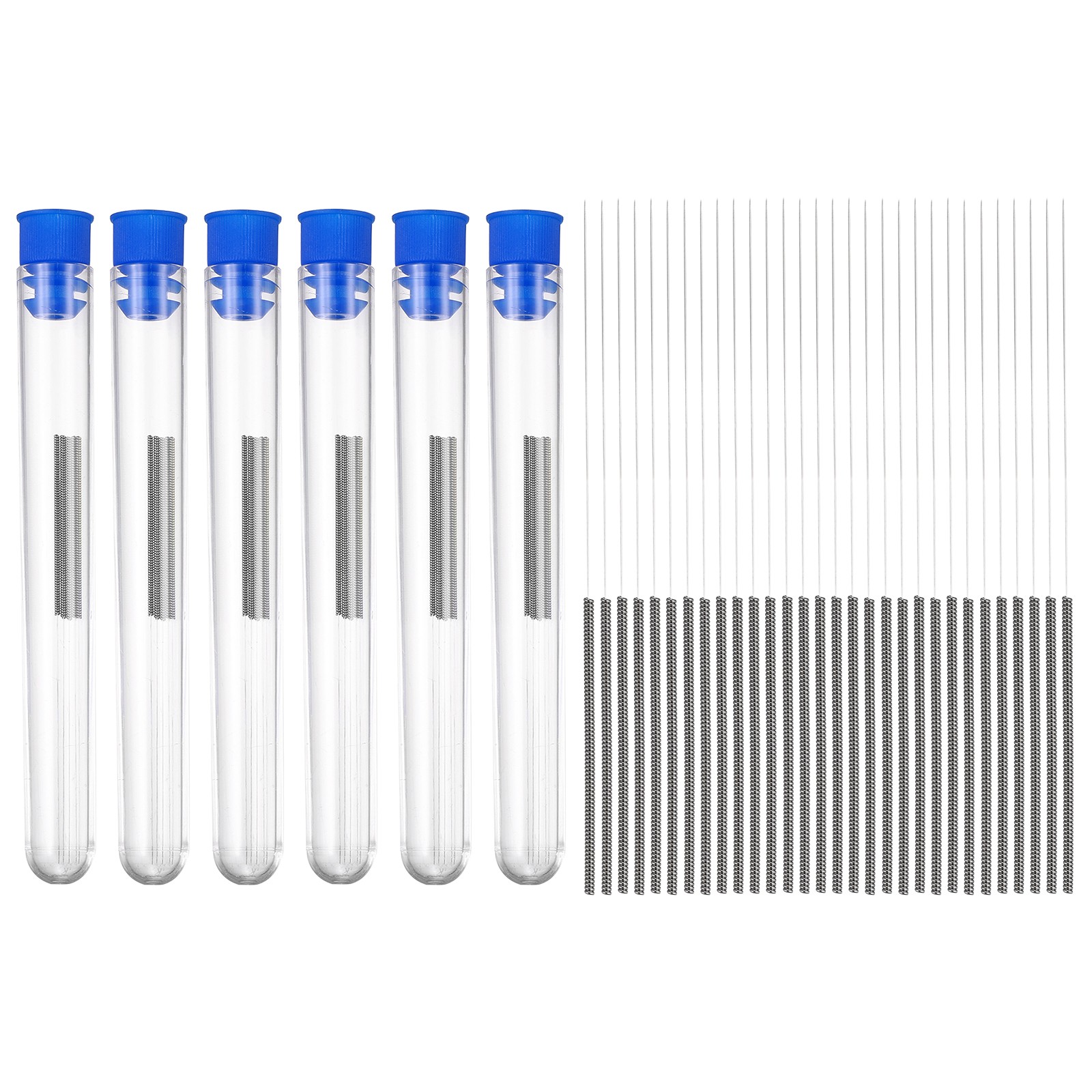 30Pcs 3D Printer Nozzle Cleaning Needles 0.2mm Silver