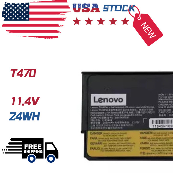 24Wh Original 01AV423 01AV491 For Lenovo ThinkPad T470 T480 01AV425 SB10K97581