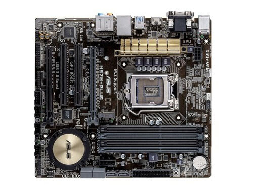 For ASUS H97M-PLUS motherboard LGA1150 DDR3 32G VGA+DVI+HDMI M-ATX  tested ok
