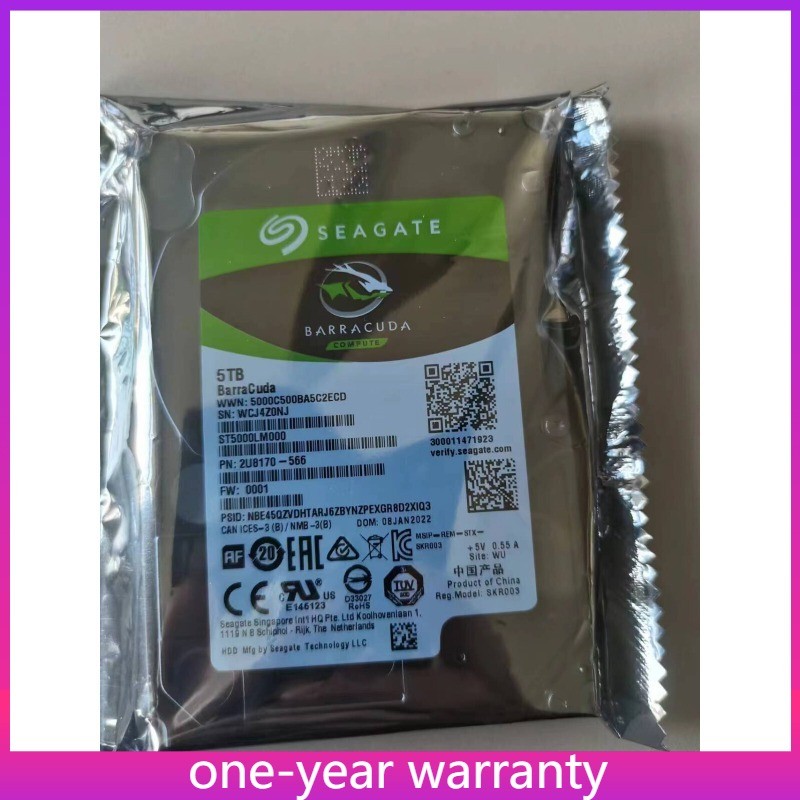 ST5000LM000 Seagate 5TB 5400RPM SATA 2.5" SFF HDD Internal Hard Disk Drive New