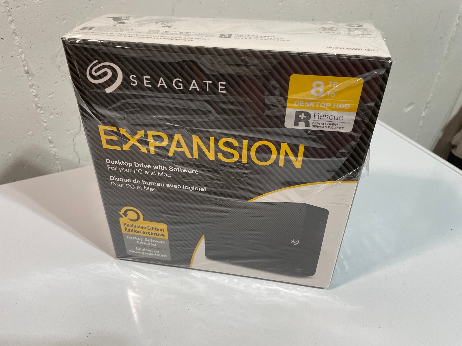 Seagate STKR8000400 Expansion 8TB External Hard Drive HDD - 88% Health