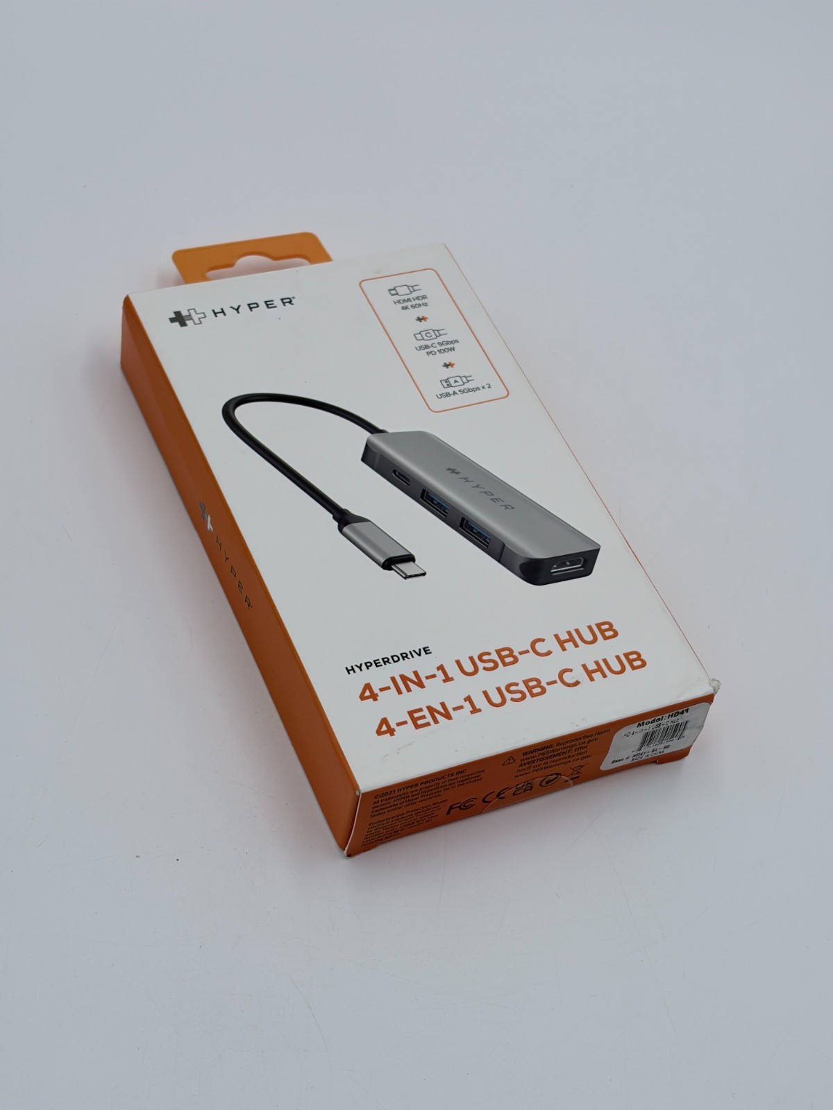 HyperDrive 4-in-1 USB-C Hub HD41 brand new