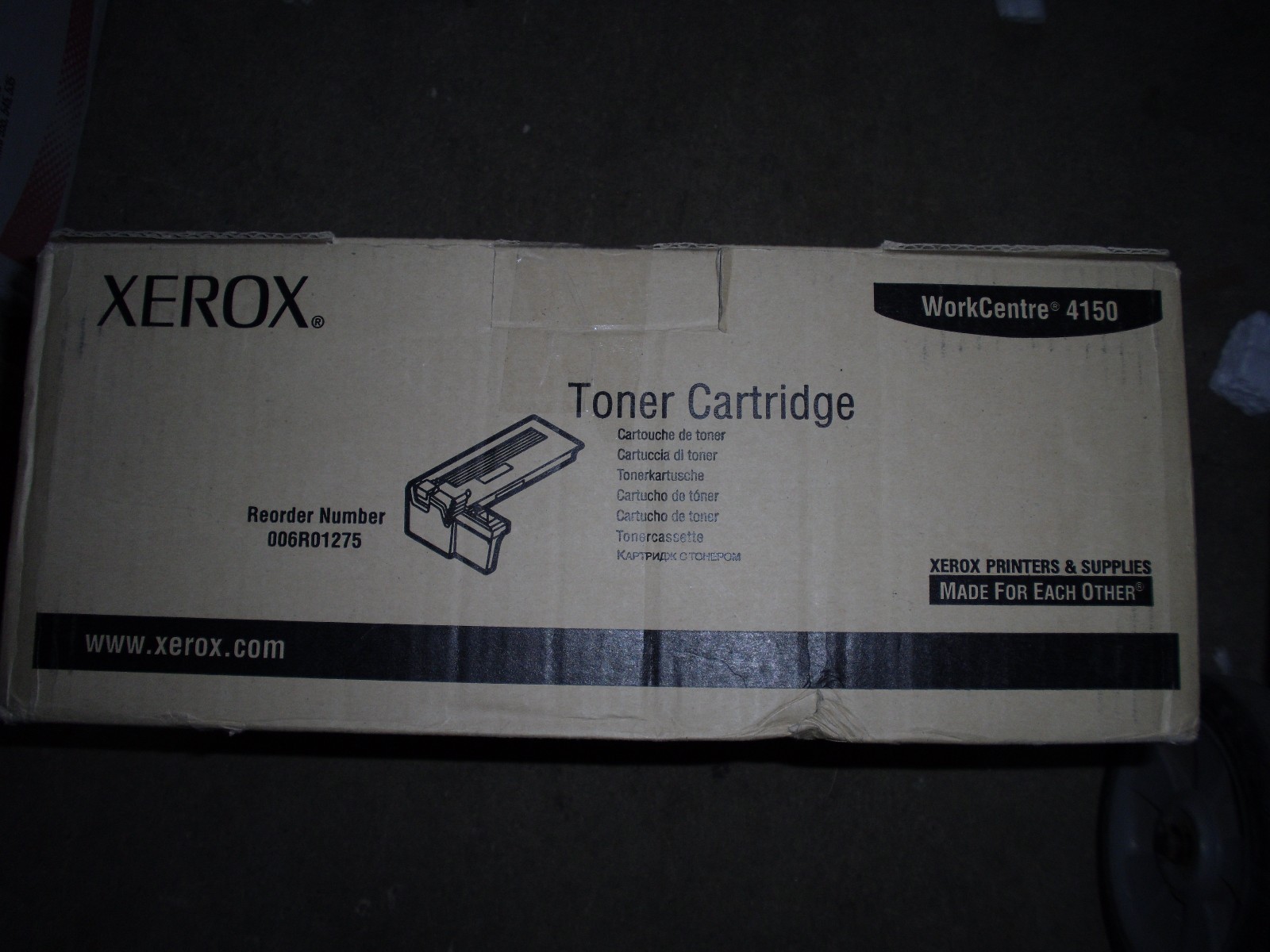 NEW  20K HY Genuine Xerox WorkCentre 4150 Toner Cartridge 006R01275 6R1275