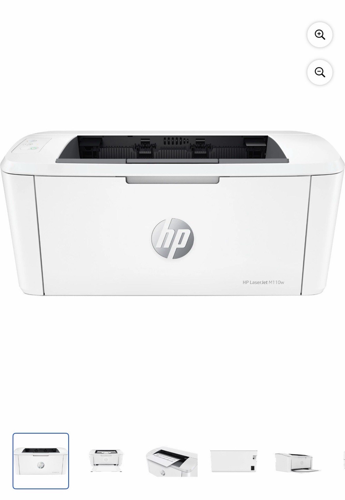 HP LaserJet M110w Wireless Laser Monochrome Printer 21ppm 600dpi USB A4