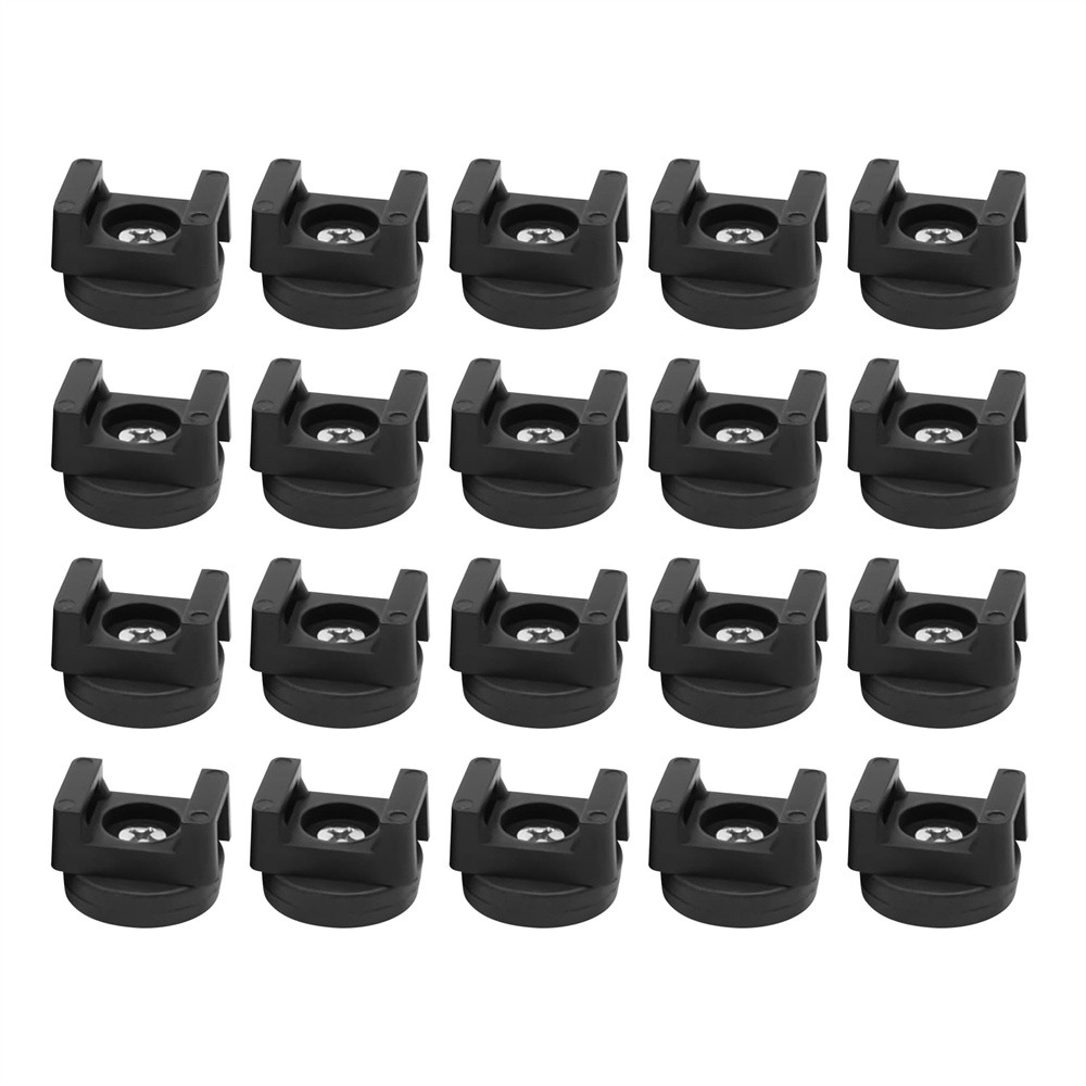 20Pcs Magnetic Cable Zip Tie Mount Base Wire Clips Management Base Holder USA
