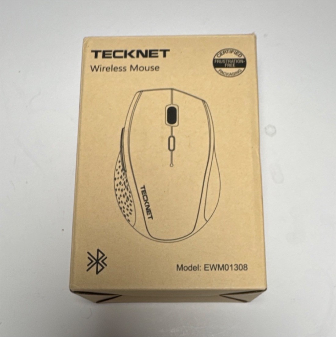 TeckNet Wireless Standard Mouse TECKNET EWM01308 EWM01832 Model Black