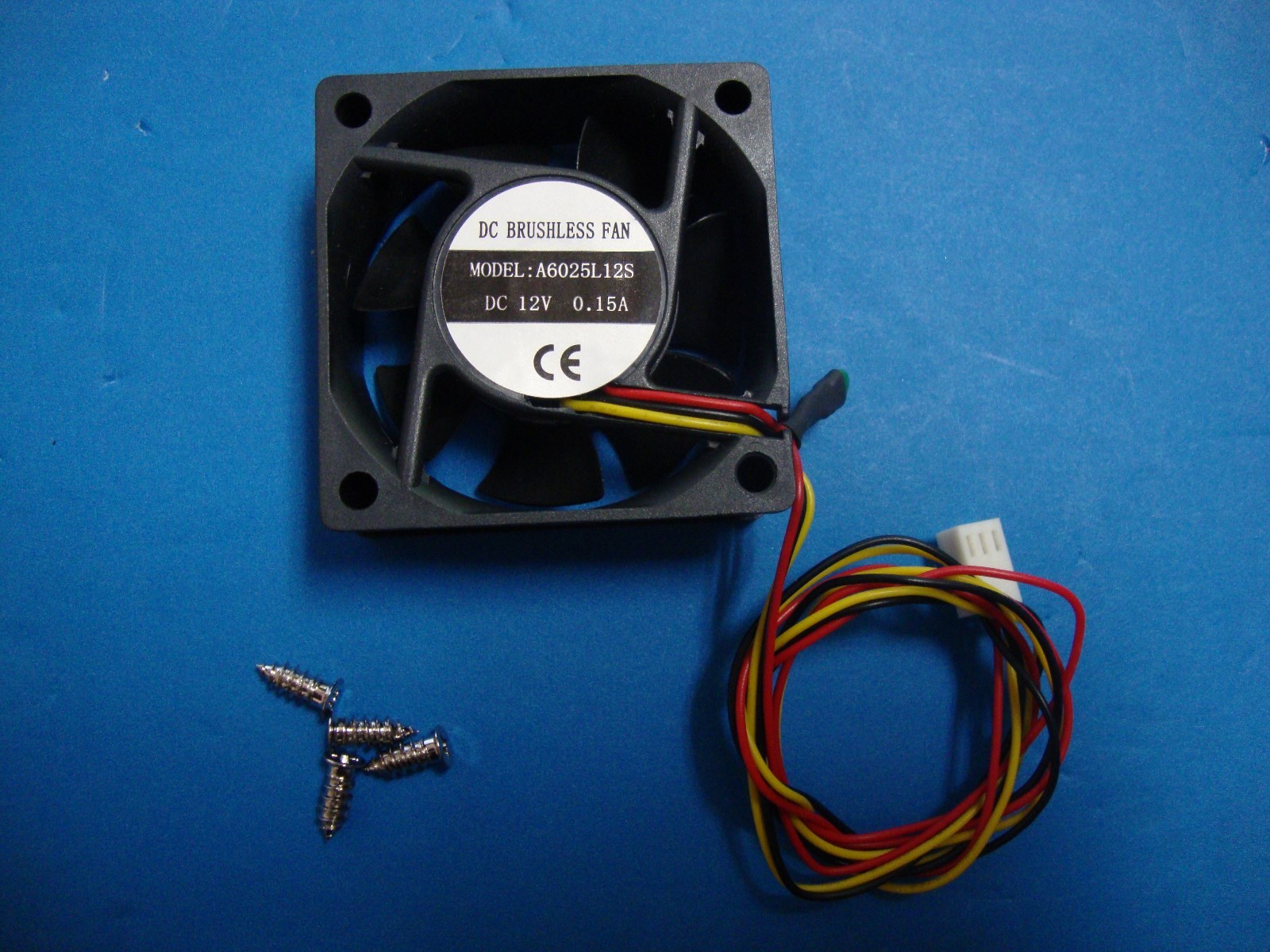 Lot of 2 NEW 60mm 25mm Fan 12V DC Cooling Fan 3Pin 