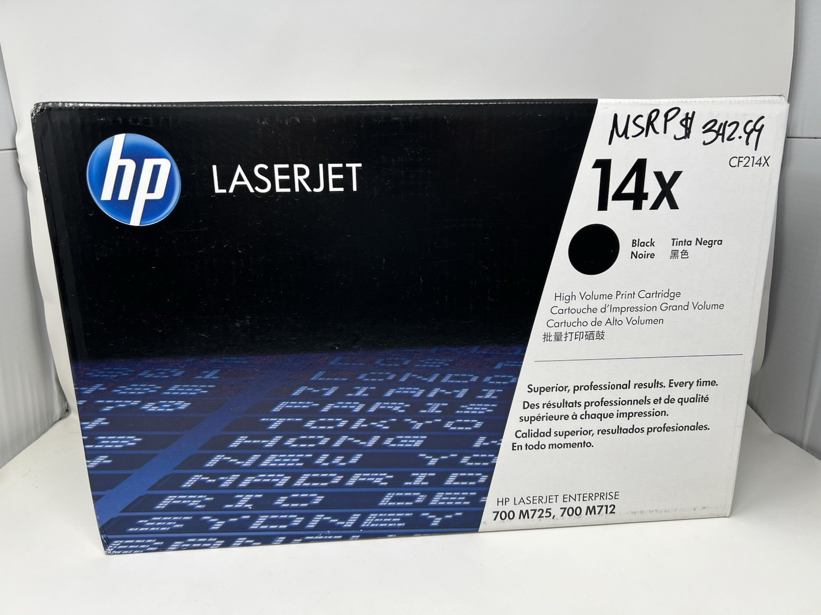 NEW Genuine Sealed HP 14X CF214X Black Toner
