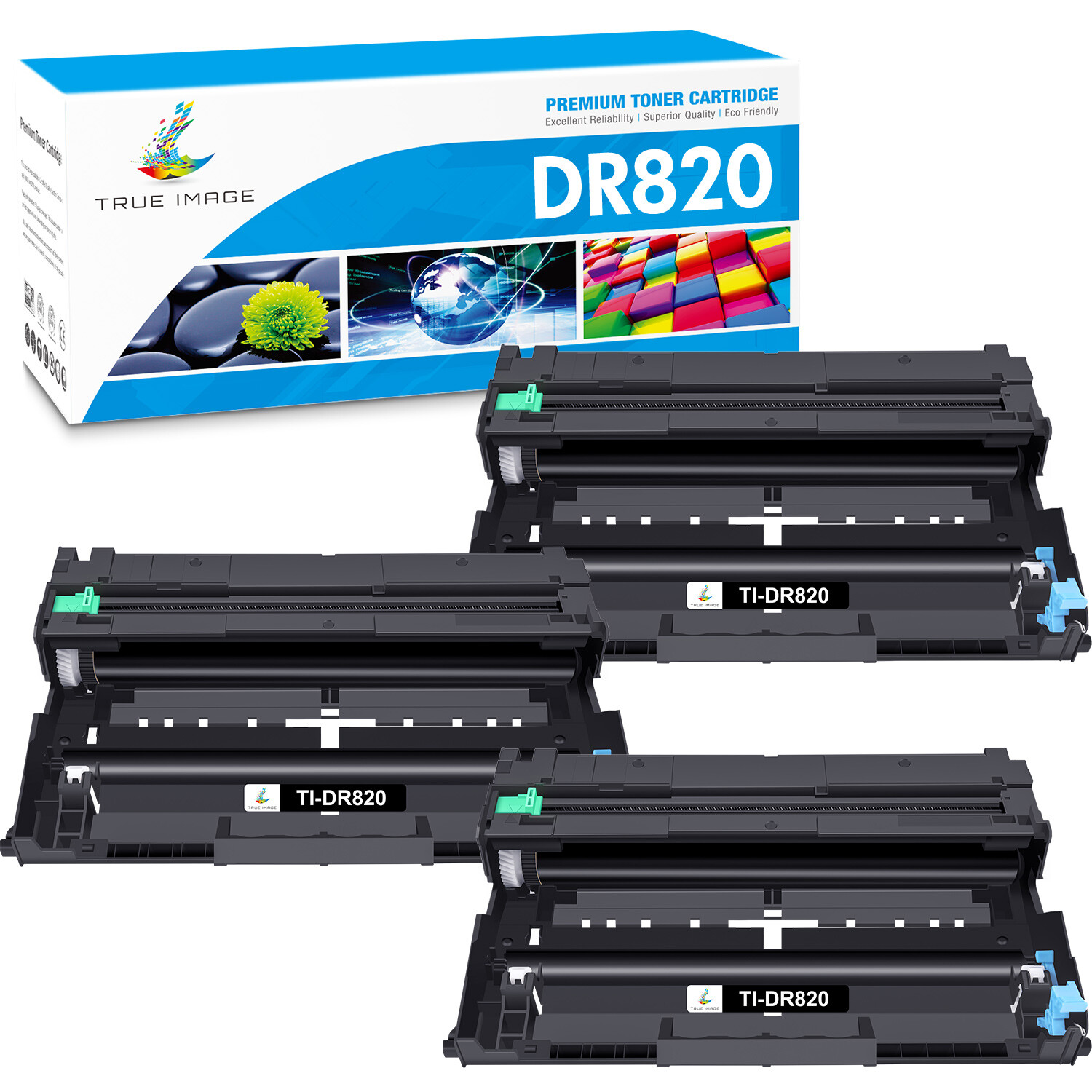 3PK DR820 DR-820 Drum Unit For Brother TN850 HL-L6200D HL-L6300DW MFC-L6800DW