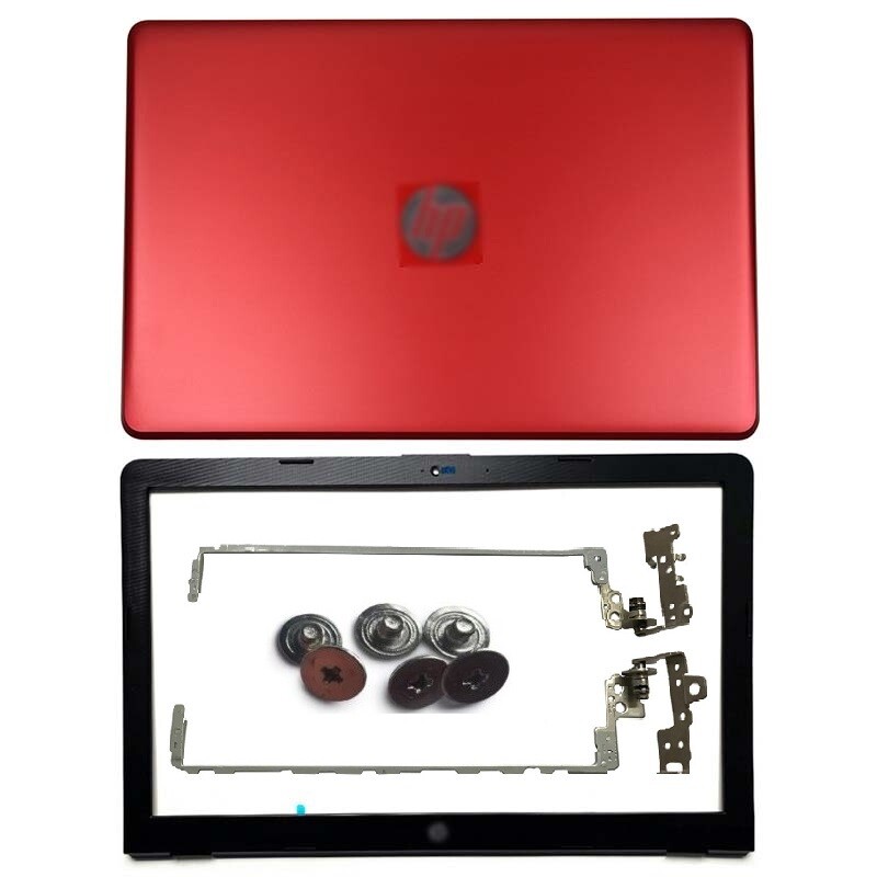 New for HP 15-BS 15-BW 15T-BR 15-BS234WM LCD Back Cover+Front Bezel+Hinges Red