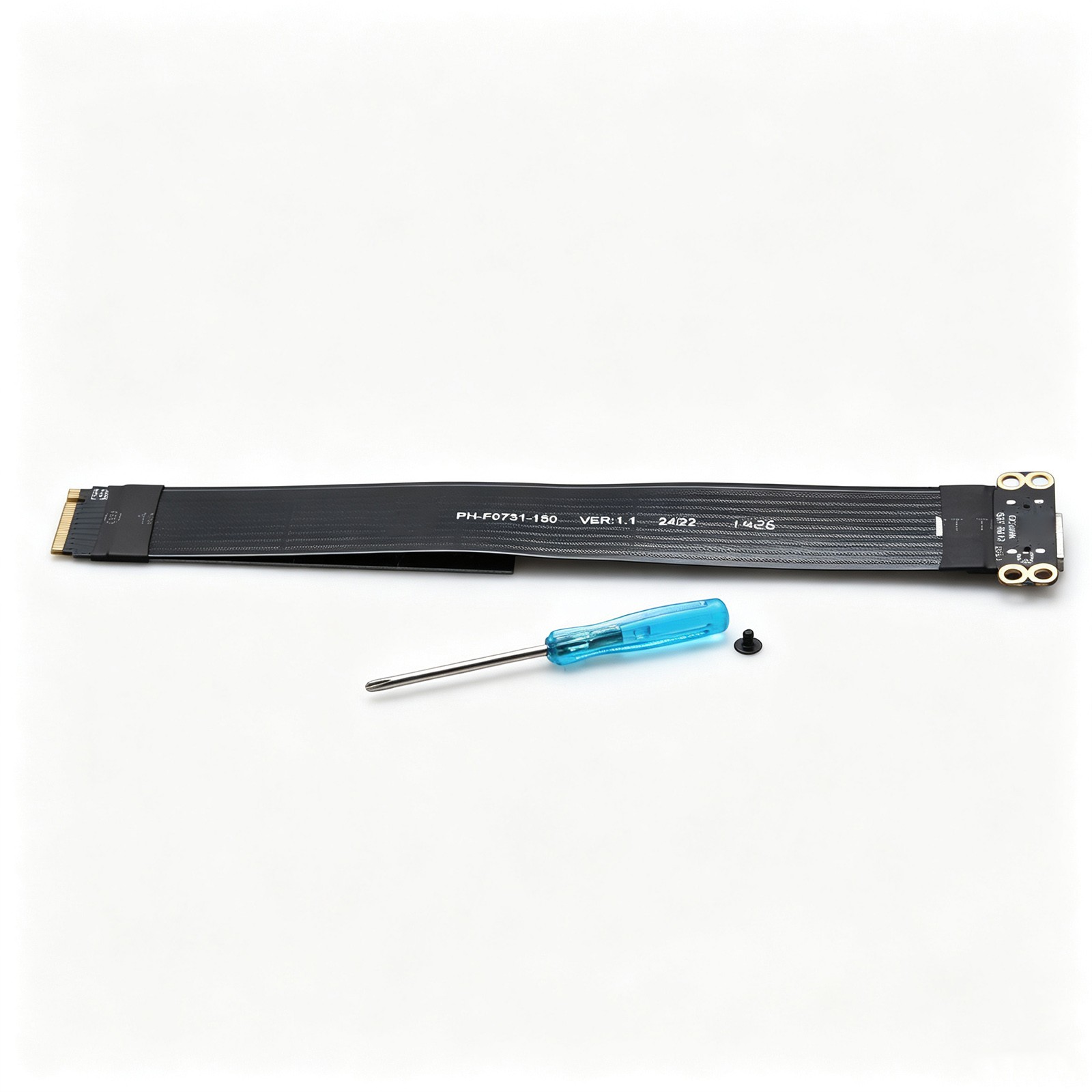 M.2 NVMe PCIe 4.0 to OCuLink SFF-8611 Adapter for eGPU64Gbps 15cm FPC Extender