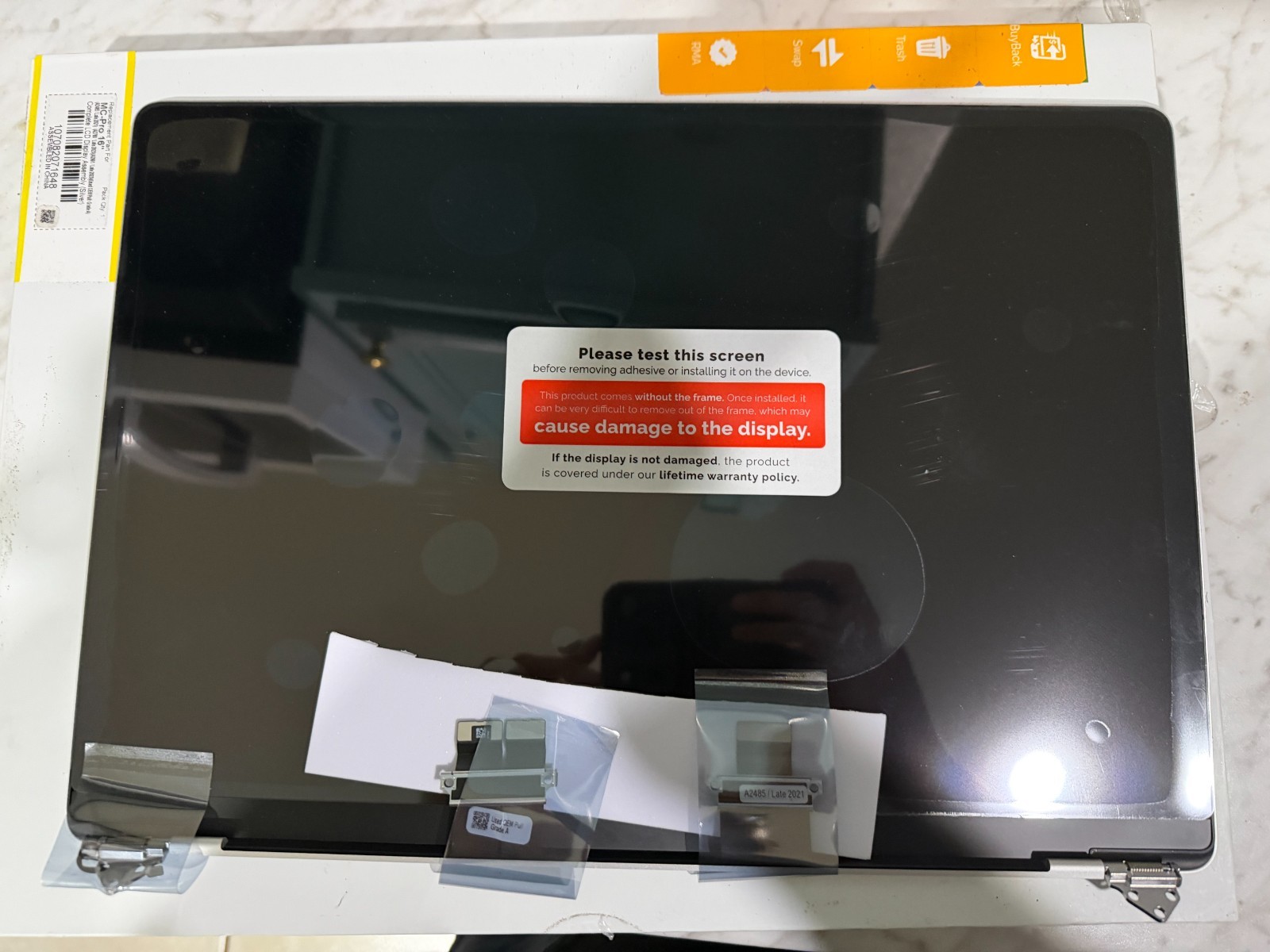 MacBook Pro 16 Pro/Max A2485 A2780 A2991 (2021/2023) Complete LCD Pulled Grade A