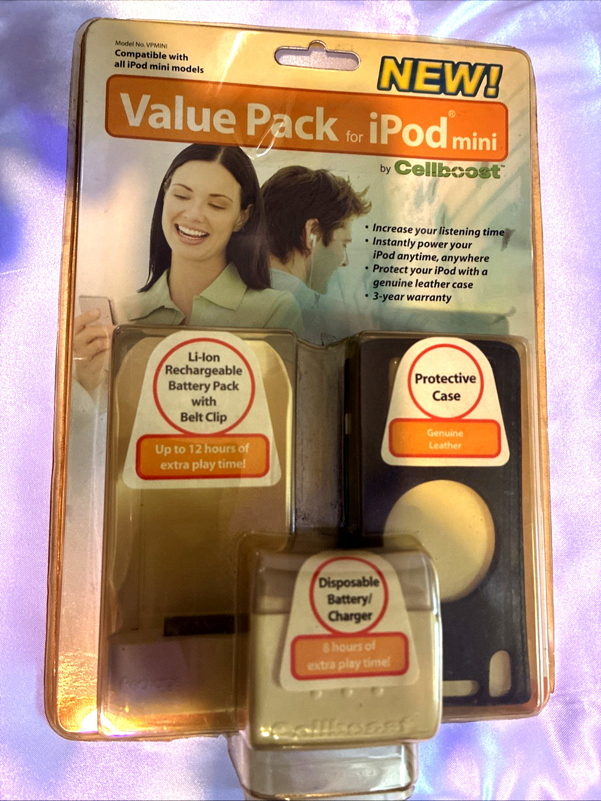IPOD MINI LI-ION RECHARGEABLE BATTERY With Case
